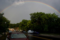 Rainbow on Locust